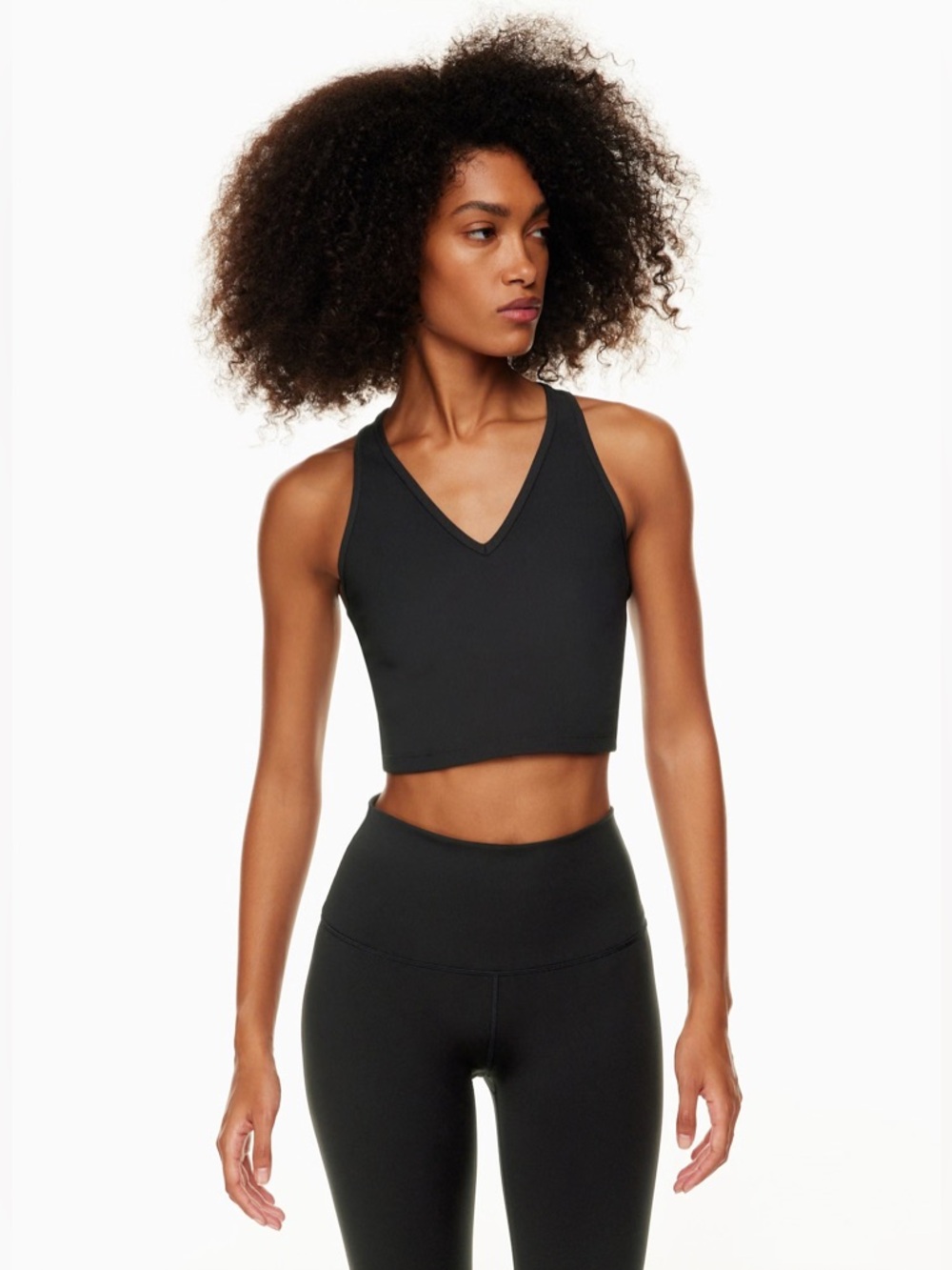 Aritzia TnAction TnaSLICK™ Rib Sync Tank | Black